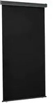 vidaXL Balkon-Seitenmarkise 125x250 cm Schwarz