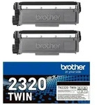 Brother Toner TN2320TWIN 2.600Seiten schwarz 2 St./Pack.