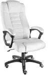 tectake Luxus Chefsessel Wei&szlig;