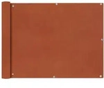 vidaXL Balkon-Sichtschutz Oxford-Gewebe 90x600 cm Terrakotta-Rot