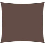 vidaXL Sonnensegel Oxford-Gewebe Quadratisch 6x6 m Braun