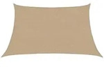 vidaXL Sonnensegel 160 g/m2 Taupe 3/4x2 m HDPE