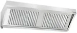 Bartscher Wandhaube | CNS | ohne Motor | 2000x700x450(h)mm.