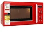Exquisit Retro-Mikrowelle 700 Watt, 25,5 cm Drehteller, 1000 Watt Grill, 20L, 5