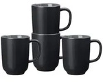 Ritzenhoff & Breker JASPER Kaffeebecher 285 ml 4er Set schwarz