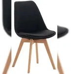 CLP Esszimmerstuhl Linares schwarz/Stoff