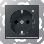 Jung SCHUKO-Steckdose 16A 250V A 1520-O ANM LNW A1520-OANMLNW