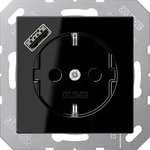 Jung SCHUKO Steckdose A 1520-18 A SW A1520-18ASW