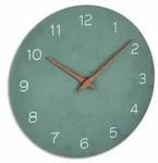TFA-Dostmann 60.3054.04 Wanduhr Quarzwanduhr Kreis Gr&uuml;n