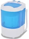 vidaXL Mini-Waschmaschine mit Schleuder und 1 Kammer 2,6 kg