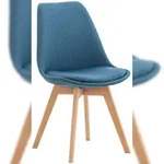 CLP Esszimmerstuhl Linares blau/Stoff