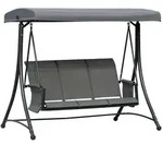 Outsunny - Hollywoodschaukel - L196 x B128 x H172 cm - dunkelgrau