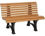 BLOME Amrum Bank 120cm Holzoptik