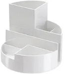 MAULrundbox Recycling, wei&szlig; Oberfl&auml;che, matt, 6 F&auml;cher