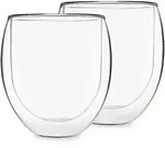 Feelino Teeglas Ice 2-er-Set 400 ml sp&uuml;lmaschinenfest hochwertiges Borosilikatglas