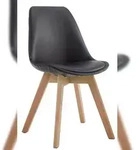 CLP Esszimmerstuhl Manado Kunstleder Kunstleder HBT: 84x48x55 cm schwarz natura