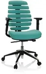 B&uuml;rostuhl / Drehstuhl ERGO LINE II Stoff t&uuml;rkis hjh OFFICE