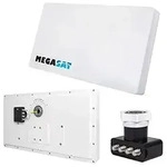 Megasat D4 Satellitenantenne 10,7 - 12,75 GHz Wei&szlig;