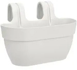 ELHO Vibia Campana Easy Hanger Balkonkasten: Wei&szlig;, 5.8L, Recycelt