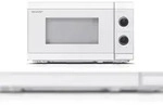 Sharp Mikrowelle 20L mit Grill Wei&szlig; YC-MG01E-C
