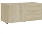 vidaXL TV-Schrank Sonoma-Eiche 80x34x36 cm Holzwerkstoff
