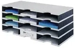 Styro Sortiersystem Grundeinheit Styrodoc DIN C4 Grau, Schwarz 72,3 x 33,1 x...