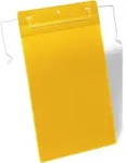 Durable Kennzeichnungstasche A4 ge Hochformat Drahtb&uuml;geleinsatz