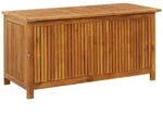 vidaXL Garten-Aufbewahrungsbox 113x50x58 cm Massivholz Akazie