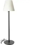 Lumisky STANDY E27 Stehleuchte mit Netzanschluss, 180 cm hoch Stahl Grau