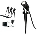Paulmann Plug & Shine LED Gartenstrahler Warmwei&szlig; Basisset IP65 3000K 3x2W 21VA