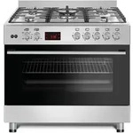 Gasline GAG90PINEX Gas-Standherd 90cm Elektro&Gas Backofen Umluft Drehspie&szlig; Erdgas