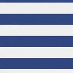 vidaXL Balkonschirm Wei&szlig; und Blau 120x400 cm Oxford-Stoff Balkonmodell