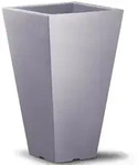 Deuba Blumentopf Grau 40 L 55x35x35cm wetter- und bruchfest