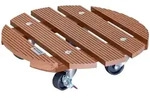 WAGNER Pflanzenroller WPC &Oslash; 29 x 7,5 cm, f&uuml;r au&szlig;en&innen, anthrazit wetterfest,