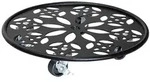 WAGNER Pflanzenroller BLACK EDITION &Oslash; 30 x 5,5 cm, innen & au&szlig;en, Stahl, schwarz,