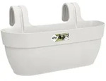 ELHO Vibia Campana Easy Hanger Balkonkasten: Wei&szlig;, 7.5L, Recycelt