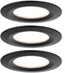 Paulmann LED Einbauleuchte Nova Plus Coin Basisset starr IP44 rund 78mm Coin 3x6W