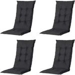 MADISON Kissen hoch Basic 4er-Set schwarz