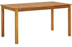vidaXL Gartentisch 140x80x74 cm Massivholz Akazie