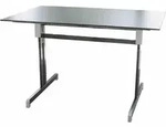 ALCO Gastro Gastrotisch 120x80 cm, anthrazit/anthrazit
