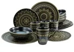 CreaTable Mandala Gold Gold Kombiservice 16-tlg Steinzeug