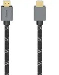 Hama 00200504 HDMI-Kabel 2 m HDMI Typ A (Standard) Schwarz, Grau