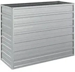 vidaXL Garten-Hochbeet 100x40x77 cm Verzinkter Stahl Silber