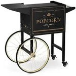Royal Catering Wagen f&uuml;r Popcornmaschine - 51 x 37 cm - schwarz & golden -