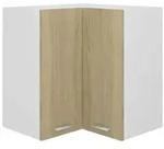 vidaXL Eckh&auml;ngeschrank Lyon Sonoma-Eiche 57x57x60 cm Holzwerkstoff