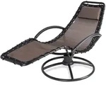 CASARIA&reg; Sonnenliege Wetterfest Gartenliege mit Armlehne Kissen Liegestuhl Garten