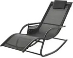Outsunny - Schaukelstuhl - 150L x 62B x 88H cm - schwarz