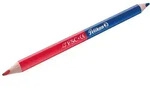 Pelikan Buntstifte dreieckig zweifarbig rot & blau Dick