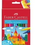 FABER-CASTELL 554201 12x Filzstifte farbsortiert