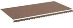 vidaXL Markisenbespannung Braun 6x3 m